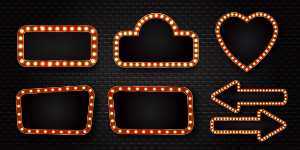 紫色光圈背景霓虹背景