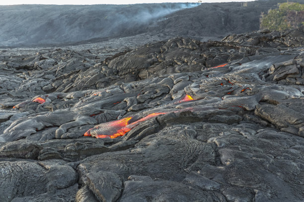 抽象火山爆发