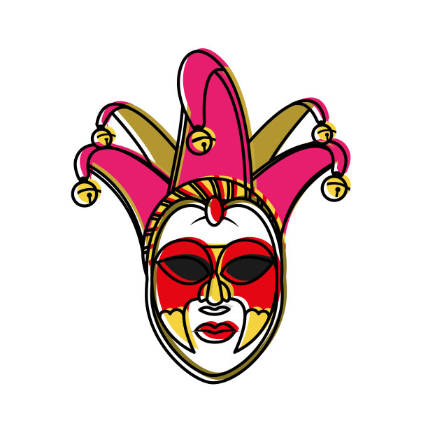 威尼斯狂欢节,狂欢节,图标