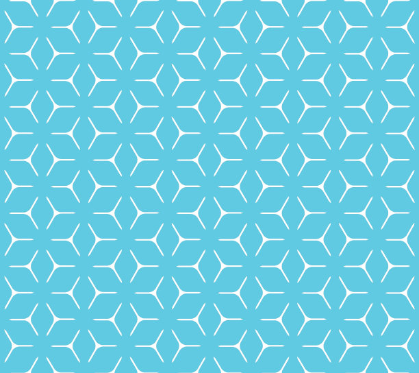 蓝调几何图案无缝背景