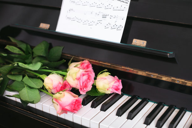 花与钢琴