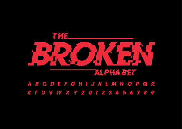 文字字体组合设计