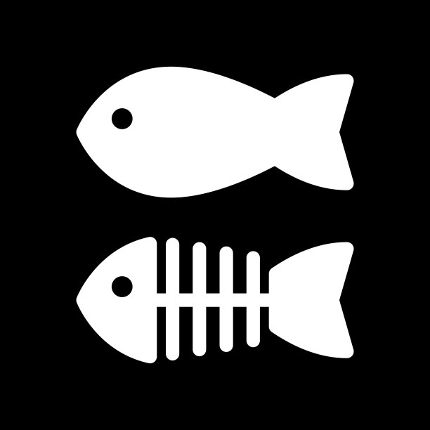 鱼骨logo