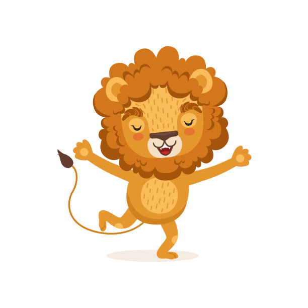 狮子插画