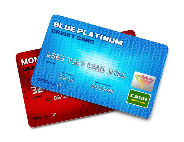 炫彩蓝色会员卡,储值卡