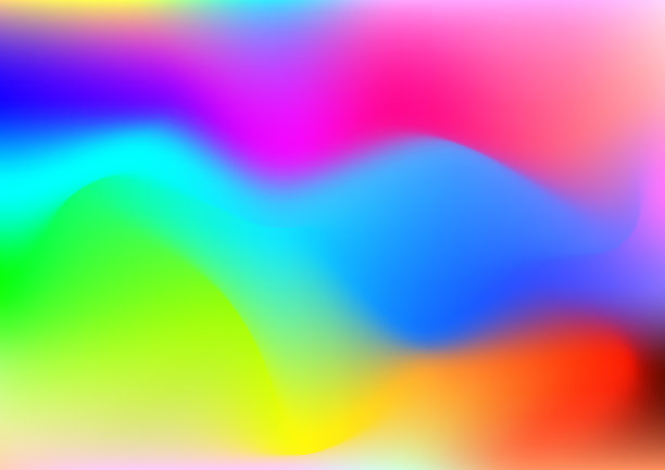 炫彩流动色彩背景