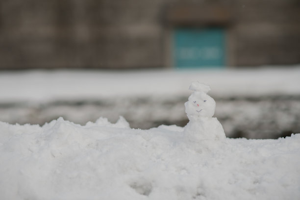 雪人雕塑