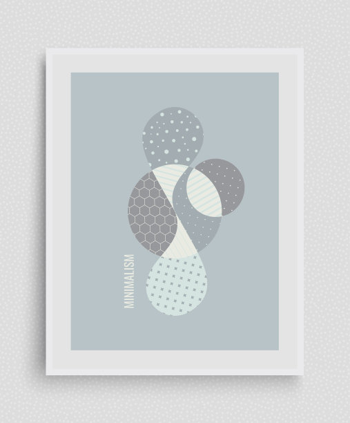 灰色圆形图案封面