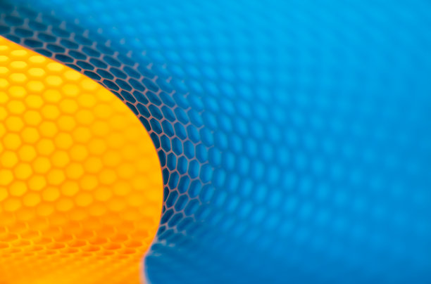 金色抽象格子纹