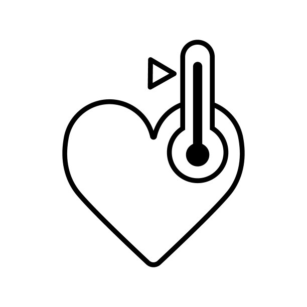 温度计,气候,情人节