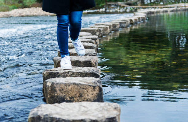 stepping