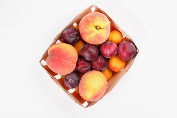 水平画幅,素食,桃