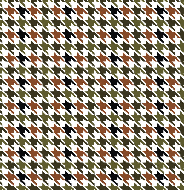 千鸟格图案