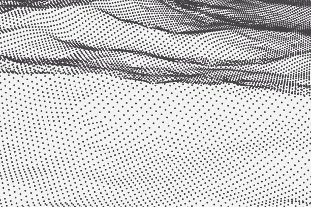 矢量弯曲杂点肌理纹