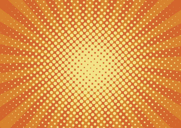 橙色条纹墙纸