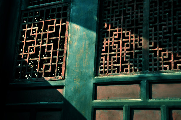 中式木门窗老式木门