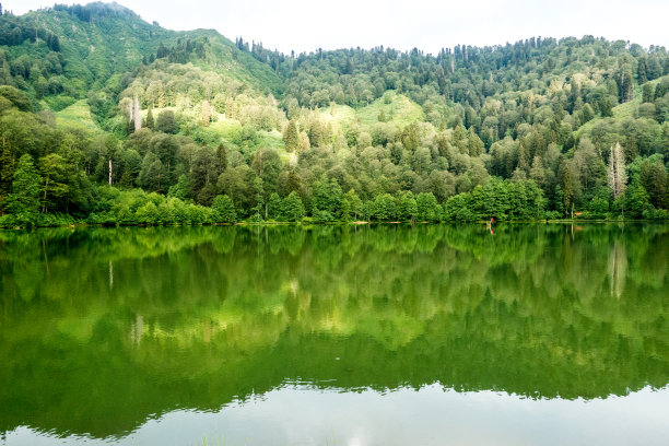 湖,水,万里无云