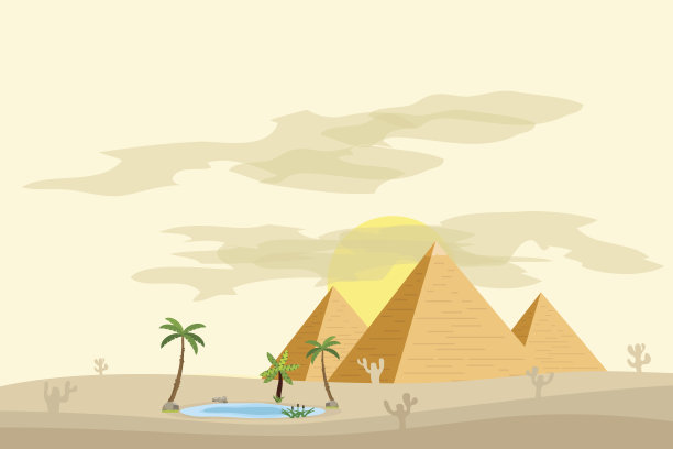 沙漠 金字塔 骆驼