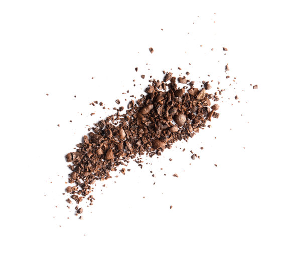 飞溅的咖啡咖啡豆