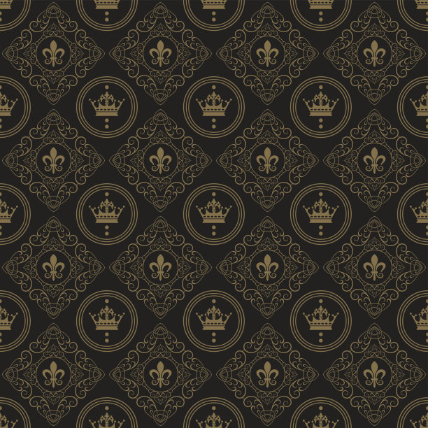 奢华皇室艺术图案壁纸