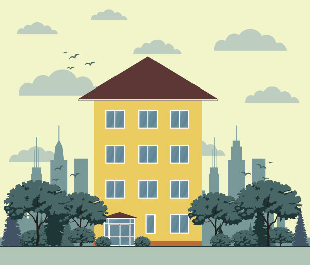 山水地产海报宣传册