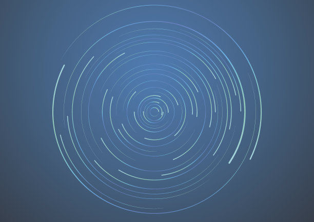 矢量彩色立体分形图案