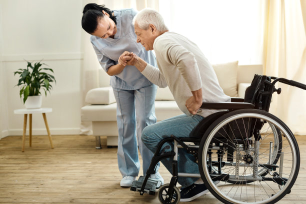 轮椅,病人,老人