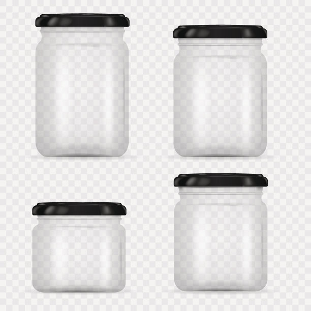 透明玻璃罐