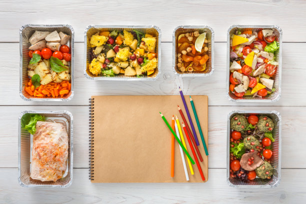 荤素搭配的美味盒饭