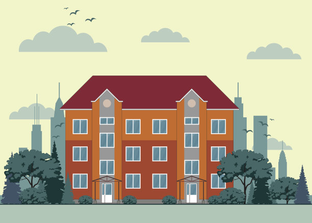 山水地产海报宣传册