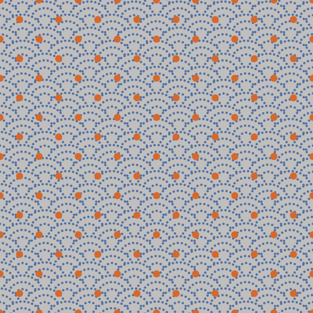 蓝调几何图案无缝背景