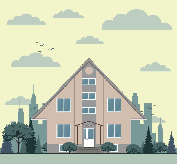 山水地产海报宣传册