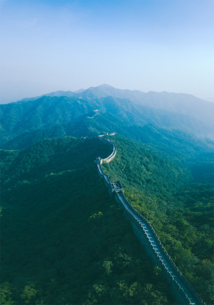 北京,慕田峪长城,全景