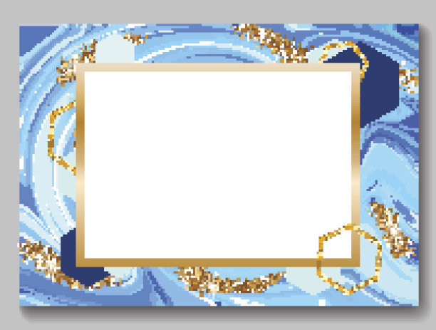 时尚名片装饰线条