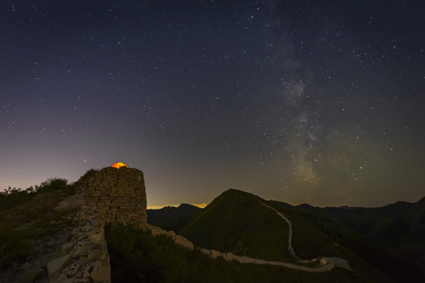 长城星空