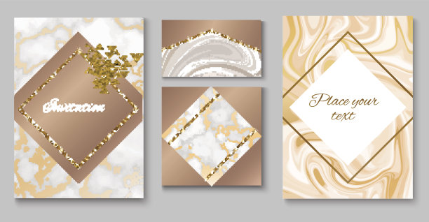 时尚名片装饰线条