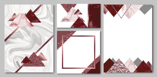 时尚名片装饰线条