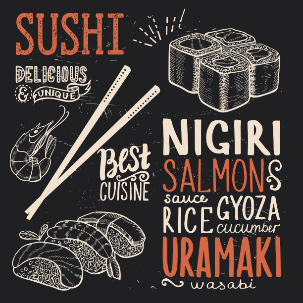日料寿司菜单