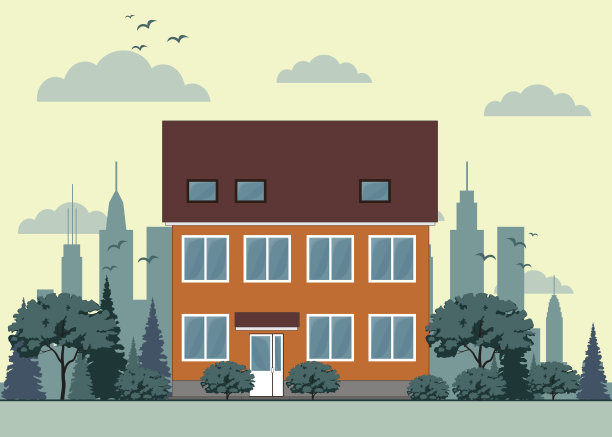 山水地产海报宣传册