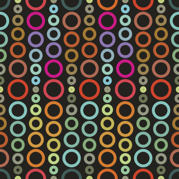 蓝调几何图案无缝背景