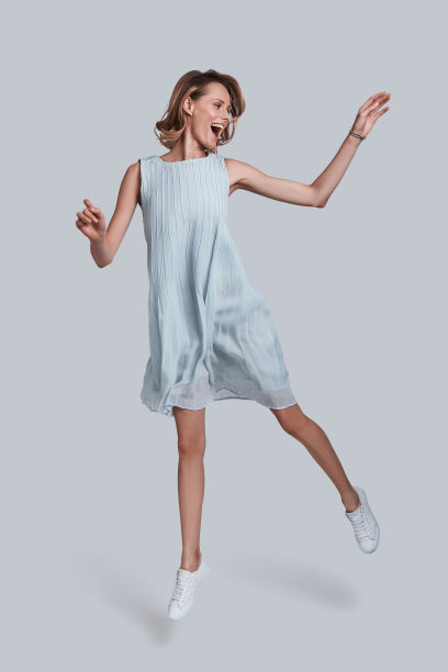 leaping