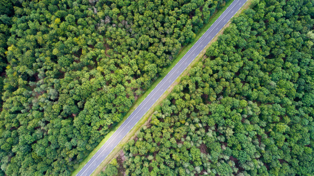 乡村公路航拍