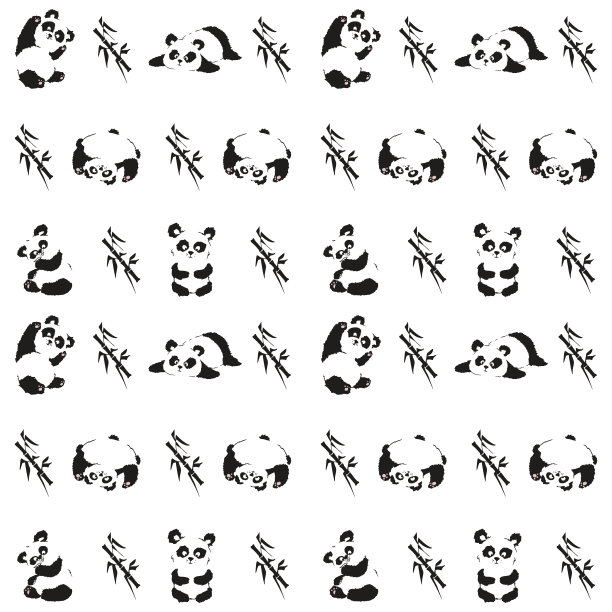 熊猫图案