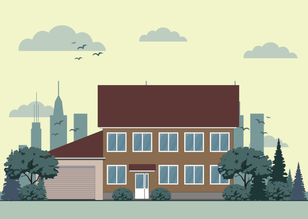 山水地产海报宣传册