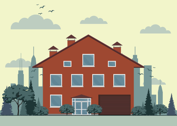 山水地产海报宣传册