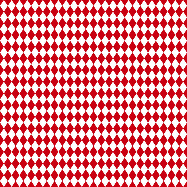红白格纹