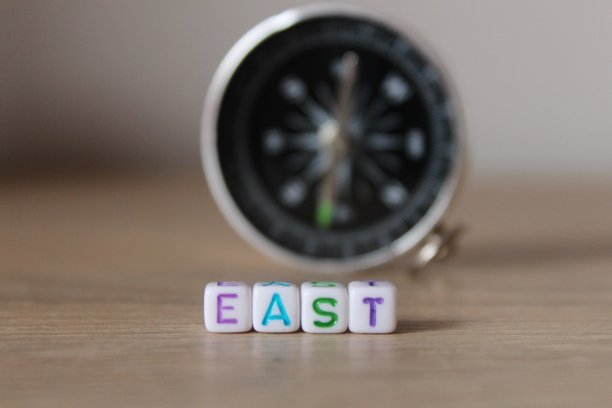 east