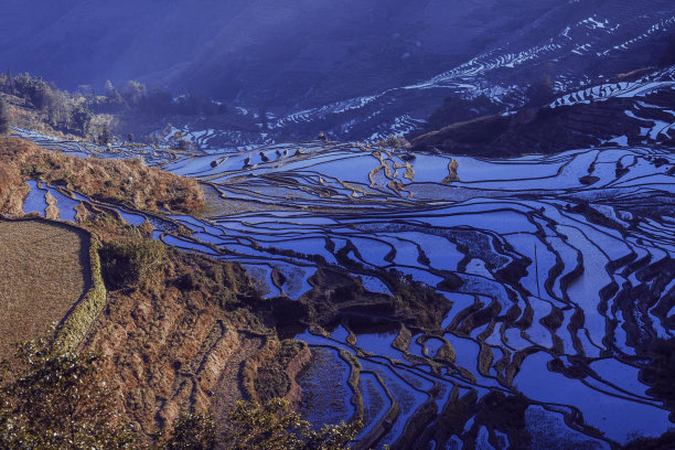 山水风景背景墙