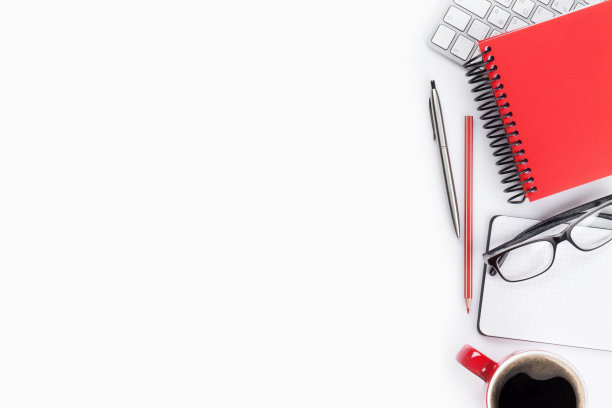 红色商务ppt封面背景板