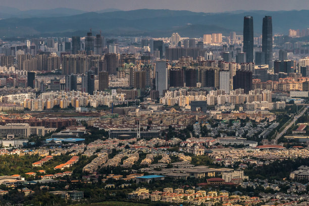 云南昆明城市景观